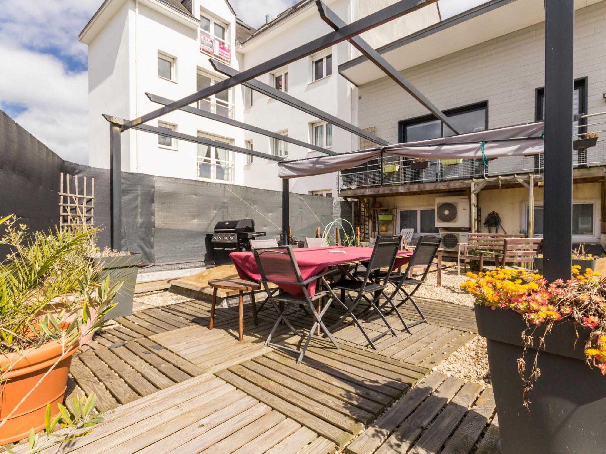 Maison De Ville A St Nazaire, Pres Du Front De Mer, Climatisee, 3 Chambres Avec Sdb Privatives, Wifi - Fr-1-306-1203 Saint-Nazaire  Ngoại thất bức ảnh